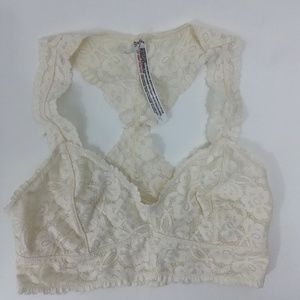 Free People Anthropologie Bralette Size S Cream